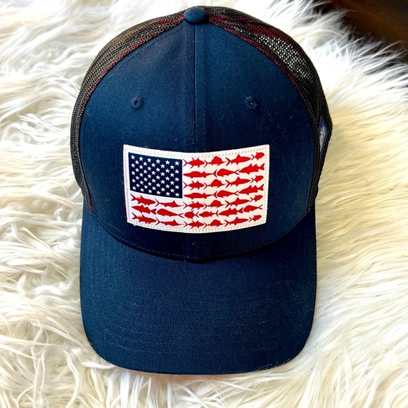 Columbia PFG Fish Flag™ Mesh Ball Cap - Low Crown - Picture 1 of 7